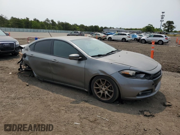 2013 Dodge Dart SXT with VIN 1C3CDFBA2DD343194, listed as a Copart auction lot 59505775 with 194,567 mi miles and Salvage title. Bid and sale history available at DreamBid. Image 4.