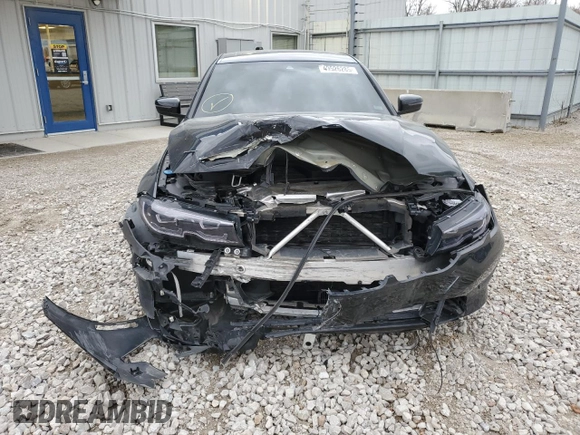 2020 BMW 3 Series 330i xDrive with VIN 3MW5R7J01L8B21498, listed as a Copart auction lot 49526285 with 76,575 mi miles and Salvage Title. Bid and sale history available at carsss.com. Image 5.