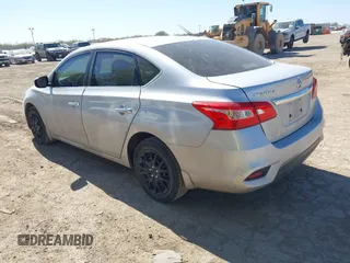 2017 Nissan Sentra S with VIN 3N1AB7AP1HY283984, listed as a IAAI auction lot 41849126 with 124,367 mi miles. Bid and sale history available at carsss.com. Image 3.