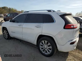 2018 Jeep Cherokee Overland with VIN 1C4PJMJX8JD594345, listed as a Copart auction lot 77934214 with 189,096 mi miles and Non Repairable. Bid and sale history available at carsss.com. Image 2.