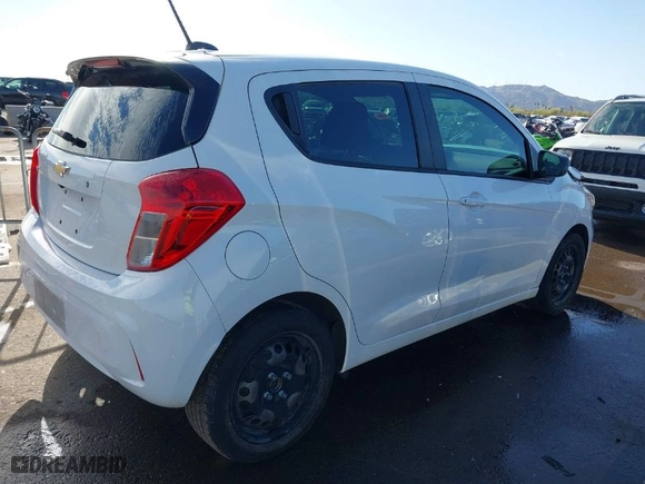 2020 Chevrolet Spark LS with VIN KL8CB6SA3LC411730, listed as a IAAI auction lot 41771683 with 89,845 mi miles. Bid and sale history available at carsss.com. Image 4.