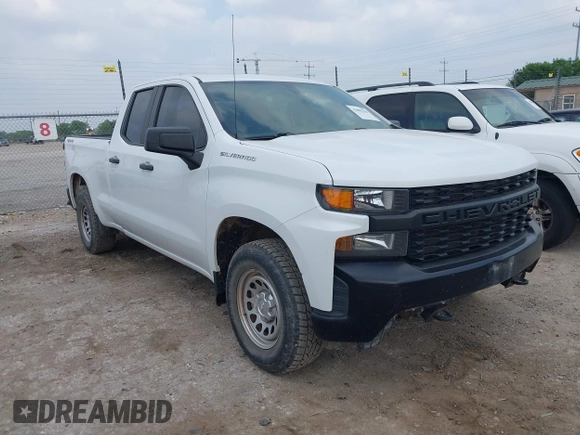 2020 Chevrolet Silverado 1500 Work Truck with VIN 1GCRYAEF7LZ176515, listed as a IAAI auction lot 41895336 with 87,427 mi miles and . Bid and sale history available at DreamBid. Image 1.