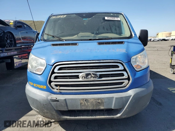 2015 Ford Transit XL with VIN 1FBZX2YM6FKA83862, listed as a Copart auction lot 45398815 with 321,903 mi miles and Clean title. Bid and sale history available at DreamBid. Image 5.