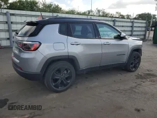 2021 Jeep Compass Altitude with VIN 3C4NJCBB7MT509188, listed as a Copart auction lot 57507125 with 28,279 mi miles and Non repairable. Bid and sale history available at DreamBid. Image 3.