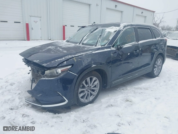 2021 Mazda CX-9 Grand Touring with VIN JM3TCBDY1M0519457, listed as a IAAI auction lot 41301146 with 22,087 mi miles. Bid and sale history available at carsss.com. Image 17.