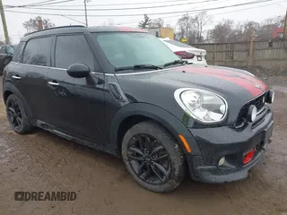 2012 MINI Countryman S with VIN WMWZC3C55CWM26367, listed as a IAAI auction lot 41839371 with 113,577 mi miles and . Bid and sale history available at DreamBid. Image 1.