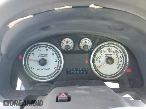 2008 Ford Focus SE with VIN 1FAHP33N48W249195, listed as a Copart auction lot 45601105 with 176,376 mi miles and Salvage Title. Bid and sale history available at carsss.com. Image 9.