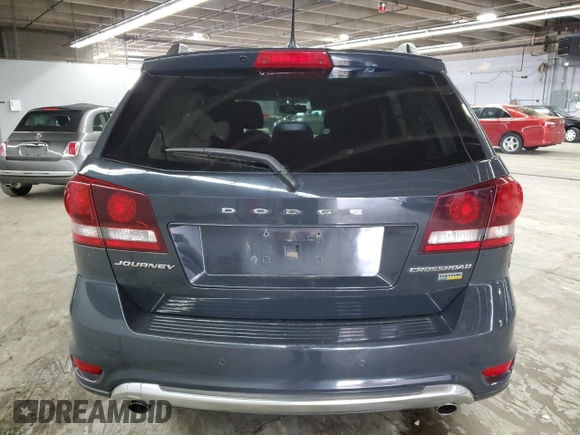 2017 Dodge Journey Crossroad Plus with VIN 3C4PDCGG6HT613665, listed as a Copart auction lot 59414575 with 153,223 mi miles and Salvage title. Bid and sale history available at DreamBid. Image 6.