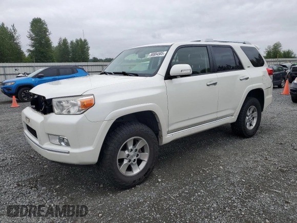 2013 Toyota 4Runner SR5 with VIN JTEBU5JR1D5125973, listed as a Copart auction lot 58804585 with 232,855 mi miles and Salvage title. Bid and sale history available at DreamBid. Image 1.