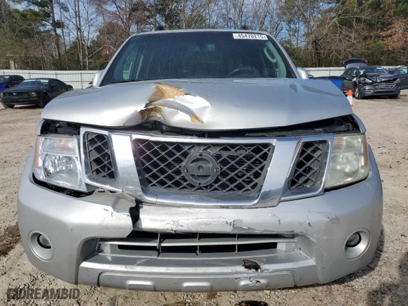 2012 Nissan Pathfinder SV with VIN 5N1AR1NN5CC626002, listed as a Copart auction lot 45470215 with 164,971 mi miles and Salvage Title. Bid and sale history available at carsss.com. Image 5.