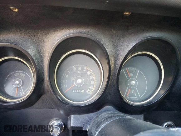 1970 Ford Mustang с VIN 0F01F169744, выставлен на аукционе Copart как лот 52200644 с пробегом 60 904 миль миль и Списание • Salvage title. История ставок и продаж доступна на DreamBid. Изображение 9.