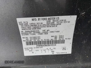 2016 Ford Flex SEL z VIN 2FMHK6C86GBA10554, wystawiony jako IAAI lot #42242639 z przebiegiem 53 072 mil mil oraz . Historia ofert i sprzedaży dostępna na DreamBid. Obrazek 9.