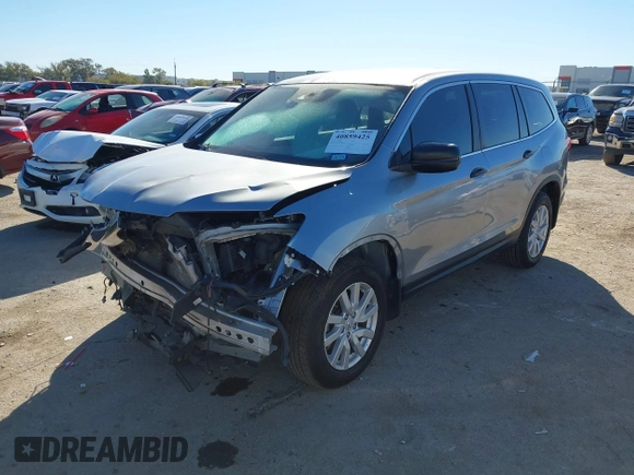2019 Honda Pilot LX with VIN 5FNYF5H14KB029906, listed as a IAAI auction lot 40859425 with 77,920 mi miles. Bid and sale history available at carsss.com. Image 18.