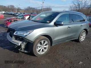 2016 Acura MDX w/Advance with VIN 5FRYD4H90GB042471, listed as a IAAI auction lot 41510207 with 176,168 mi miles. Bid and sale history available at carsss.com. Image 2.