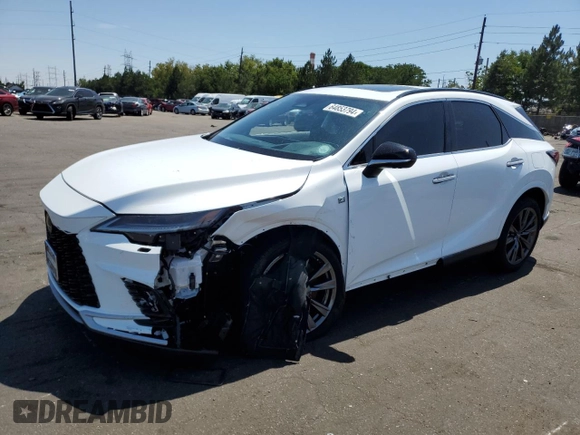 2024 Lexus RX with VIN 2T2BAMCAXRC048542, listed as a Copart auction lot 64853794 with 747 mi miles and Salvage Title. Bid and sale history available at carsss.com. Image 1.