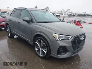 2022 Audi Q3 S line Premium Plus with VIN WA1EECF37N1144005, listed as a IAAI auction lot 41571541 with 32,719 mi miles. Bid and sale history available at carsss.com. Image 1.