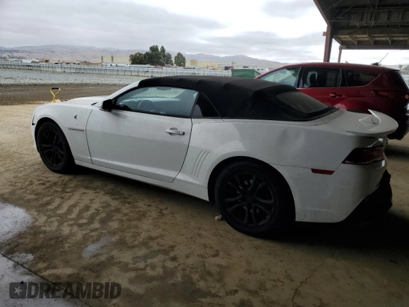 2014 Chevrolet Camaro LT with VIN 2G1FB3D34E9272812, listed as a Copart auction lot 60438455 with 110,379 mi miles and Salvage title. Bid and sale history available at DreamBid. Image 2.