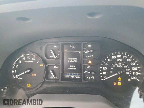 2019 Toyota Tundra SR with VIN 5TFRM5F10KX142691, listed as a Copart auction lot 83976374 with 45,679 mi miles and Salvage title. Bid and sale history available at DreamBid. Image 9.