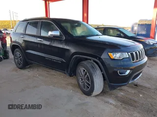 2020 Jeep Grand Cherokee Limited with VIN 1C4RJEBG7LC279588, listed as a IAAI auction lot 40684288 with 55,370 mi miles and . Bid and sale history available at DreamBid. Image 1.