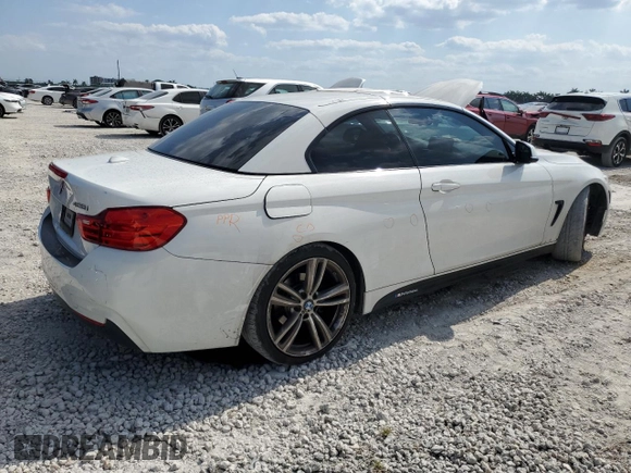 2015 BMW 4 Series 428i z VIN WBA3V5C53FP752002, wystawiony jako Copart lot #53228965 z przebiegiem 98 458 mil mil oraz Szkoda całkowita • Salvage title. Historia ofert i sprzedaży dostępna na DreamBid. Obrazek 3.