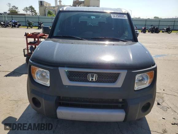 2005 Honda Element EX with VIN 5J6YH18645L015580, listed as a Copart auction lot 56250095 with 185,627 mi miles and Clean Title. Bid and sale history available at DreamBid. Image 5.