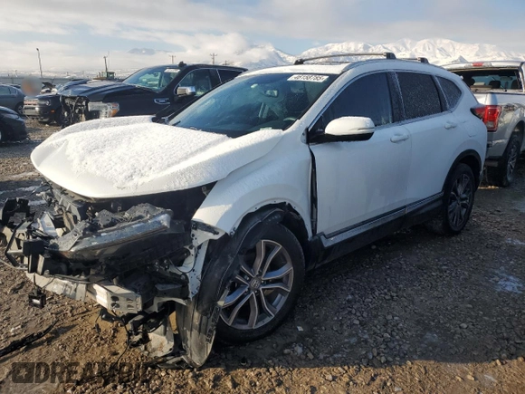 2021 Honda CR-V Touring with VIN 2HKRW2H93MH638790, listed as a Copart auction lot 46158785 with 0 mi miles and Salvage Title. Bid and sale history available at carsss.com. Image 1.