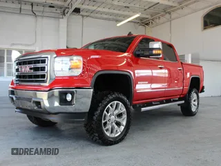2015 GMC Sierra 1500 SLT with VIN 3GTU2VEJ2FG368016, listed as a Copart auction lot 53698605 with 91,980 mi miles and Salvage Title. Bid and sale history available at DreamBid. Image 2.