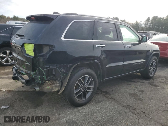 2019 Jeep Grand Cherokee Limited X with VIN 1C4RJFBT7KC706494, listed as a Copart auction lot 82813014 with 92,579 mi miles and Salvage title. Bid and sale history available at DreamBid. Image 3.