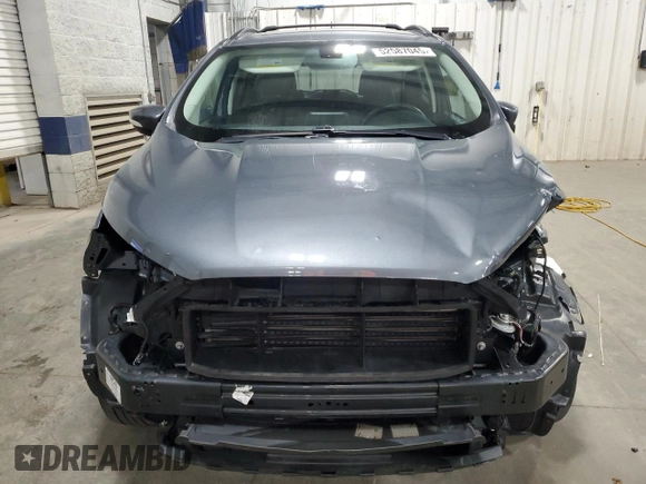 2018 Ford EcoSport SES with VIN MAJ6P1CL1JC177518, listed as a Copart auction lot 52587045 with 35,166 mi miles and Salvage Title. Bid and sale history available at DreamBid. Image 5.