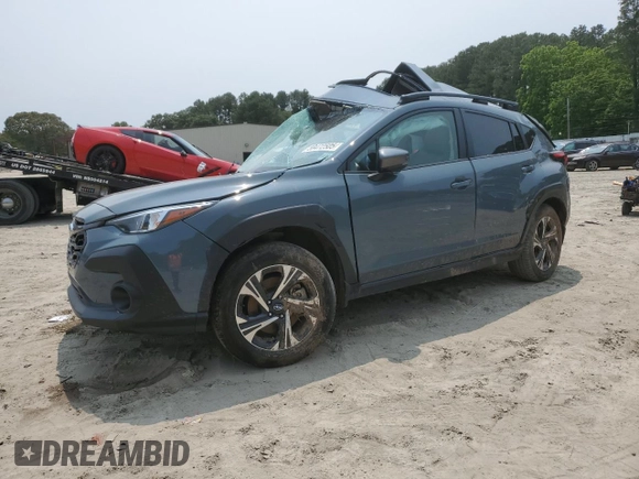 2024 Subaru Crosstrek Premium with VIN JF2GUADC9RH288663, listed as a Copart auction lot 59472505 with Not provided miles and Salvage title. Bid and sale history available at DreamBid. Image 1.
