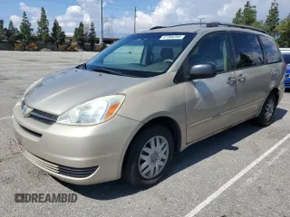 2004 Toyota Sienna CE with VIN 5TDZA23C24S003958, listed as a Copart auction lot 47366395 with 267,740 mi miles and Salvage Title. Bid and sale history available at carsss.com. Image 1.