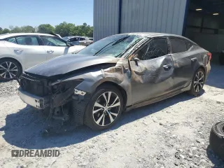 2018 Nissan Maxima SV with VIN 1N4AA6AP1JC379287, listed as a Copart auction lot 53020685 with 218,073 mi miles and Salvage title. Bid and sale history available at DreamBid. Image 1.