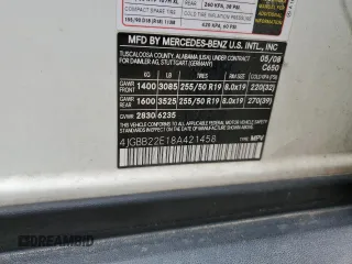 2008 Mercedes-Benz M 320 CDI with VIN 4JGBB22E18A421458, listed as a Copart auction lot 81828594 with 209,765 mi miles and Salvage Title. Bid and sale history available at carsss.com. Image 16.