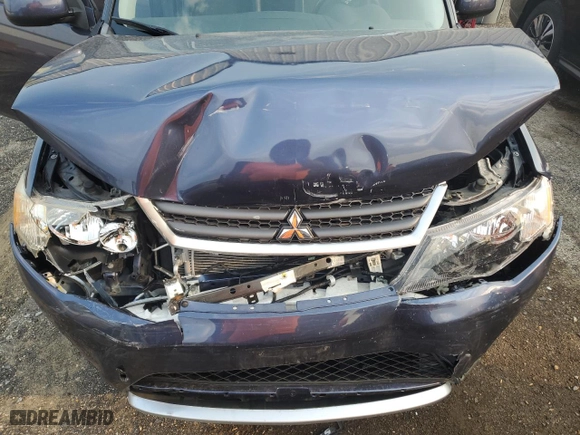 2009 Mitsubishi Outlander XLS with VIN JA4MT41X09Z008727, listed as a Copart auction lot 71171494 with 107,808 mi miles and Non Repairable. Bid and sale history available at carsss.com. Image 12.