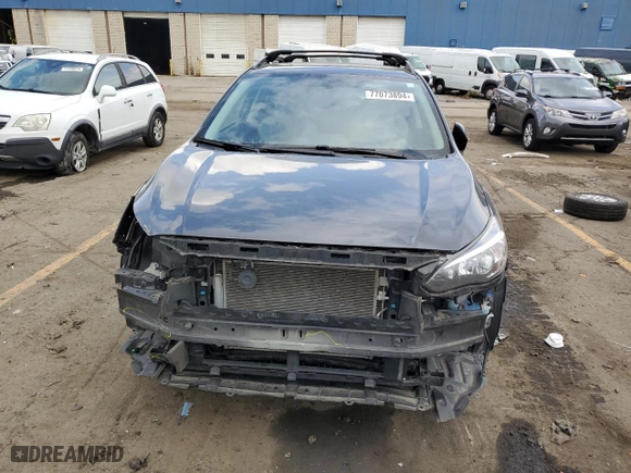 2019 Subaru Crosstrek Premium with VIN JF2GTACC4KG269809, listed as a Copart auction lot 77073894 with 142,994 mi miles and Non Repairable. Bid and sale history available at carsss.com. Image 5.