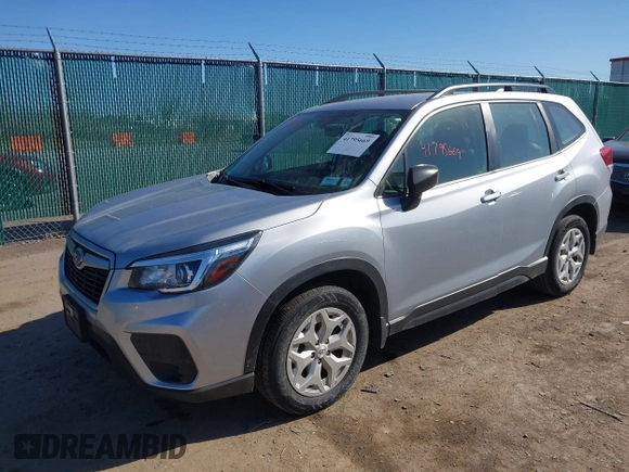2020 Subaru Forester with VIN JF2SKADC3LH452240, listed as a IAAI auction lot 41795669 with 46,443 mi miles. Bid and sale history available at carsss.com. Image 17.
