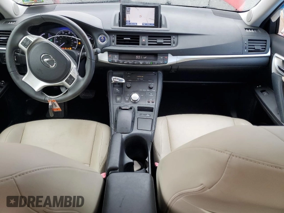 2013 Lexus CT 200h z VIN JTHKD5BH7D2162309, wystawiony jako Copart lot #57770765 z przebiegiem 67 900 mil mil oraz Szkoda całkowita • Salvage title. Historia ofert i sprzedaży dostępna na DreamBid. Obrazek 8.