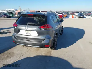 2020 Nissan Rogue SV with VIN JN8AT2MV5LW144436, listed as a IAAI auction lot 41642351 with 44,192 mi miles. Bid and sale history available at carsss.com. Image 4.