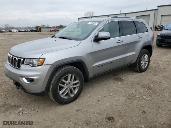 2018 Jeep Grand Cherokee Laredo E with VIN 1C4RJFAGXJC258058, listed as a Copart auction lot 83106674 with 92,457 mi miles and Salvage Title. Bid and sale history available at carsss.com. Image 1.