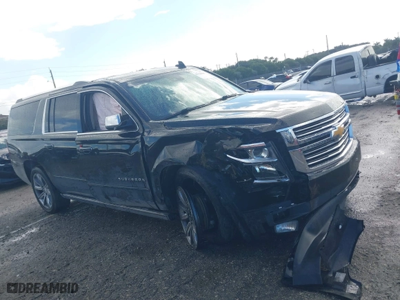 2018 Chevrolet Suburban Premier with VIN 1GNSCJKC2JR199702, listed as a IAAI auction lot 41136128 with 80,103 mi miles. Bid and sale history available at carsss.com. Image 12.