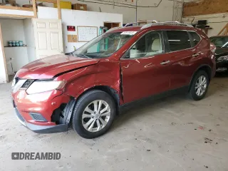 2015 Nissan Rogue SV with VIN KNMAT2MV9FP508996, listed as a Copart auction lot 52815645 with 130,246 mi miles and Non Repairable. Bid and sale history available at DreamBid. Image 1.