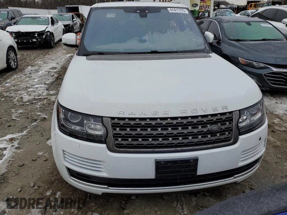 2017 Land Rover Range Rover with VIN SALGR2FV0HA358281, listed as a Copart auction lot 41411775 with 109,357 mi miles and Clean title. Bid and sale history available at DreamBid. Image 5.