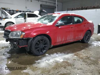2014 Dodge Avenger SE with VIN 1C3CDZAG6EN104492, listed as a Copart auction lot 45144025 with 99,586 mi miles and Salvage Title. Bid and sale history available at carsss.com. Image 1.