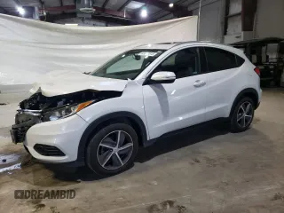 2022 Honda HR-V EX-L with VIN 3CZRU6H76NM736228, listed as a Copart auction lot 49910815 with 18,211 mi miles and Salvage Title. Bid and sale history available at carsss.com. Image 1.