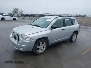 2007 Jeep Compass Sport with VIN 1J8FF47W77D278643, listed as a IAAI auction lot 42161111 with 164,805 mi miles and . Bid and sale history available at carsss.com. Image 2.