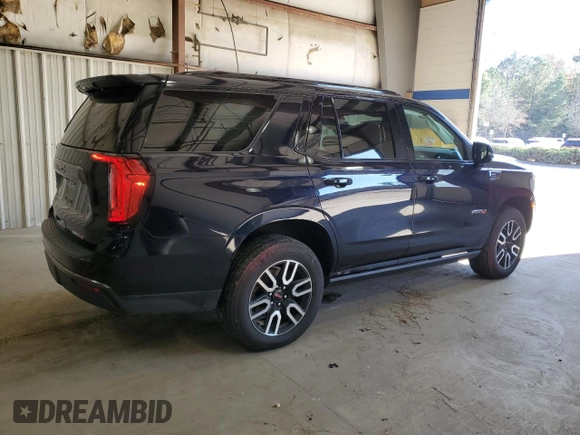 2021 GMC Yukon AT4 with VIN 1GKS2CKD7MR418968, listed as a Copart auction lot 82445284 with 73,660 mi miles and Salvage Title. Bid and sale history available at carsss.com. Image 3.