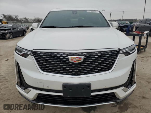 2024 Cadillac XT6 FWD Luxury with VIN 1GYKPAR47RZ720446, listed as a Copart auction lot 43964105 with 10,728 mi miles and Salvage Title. Bid and sale history available at carsss.com. Image 5.