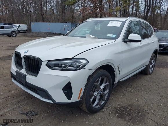 2023 BMW X3 xDrive30i with VIN 5UX53DP05P9T22681, listed as a IAAI auction lot 41646499 with 18,307 mi miles. Bid and sale history available at carsss.com. Image 6.