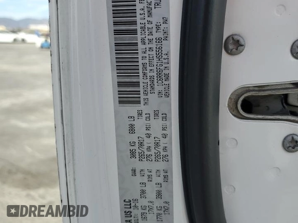 2017 Ram 1500 Express with VIN 1C6RR6FG1HS556166, listed as a Copart auction lot 84309454 with 181,963 mi miles and Salvage title. Bid and sale history available at DreamBid. Image 12.