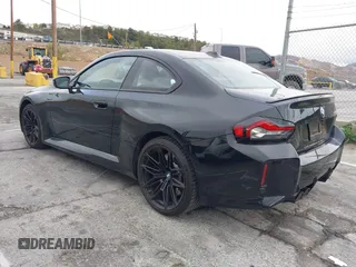 2023 BMW M2 with VIN 3MF13DM02P8D48974, listed as a IAAI auction lot 41471234 with 3,644 mi miles. Bid and sale history available at carsss.com. Image 3.